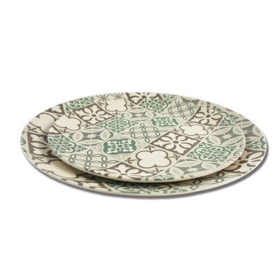 Homewares eco-friendly bio customized bamboo fiber plates dish