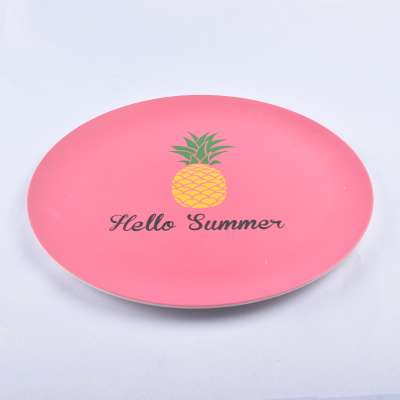 Hot sale eco-friendly bamboo fiber biodegrad plate