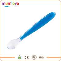 Baby Feeding LFGB Approved BPA Free Soft Silicone Baby Spoon