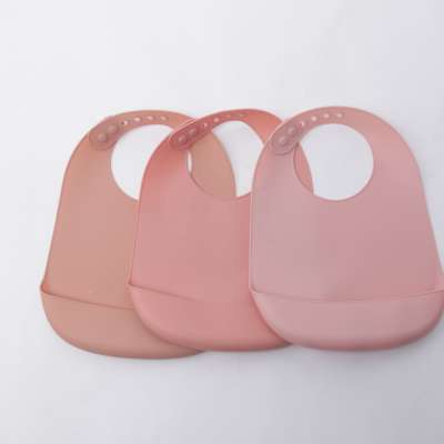 Factory Wholesale LFGB Standard Children Baby Silicone Bibs