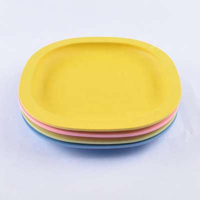 biodegradable cheap custom bamboo fiber deep plate made in China